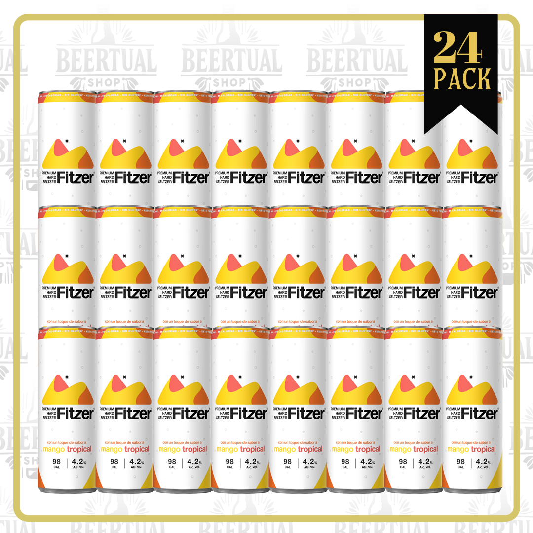 Fitzer Hard Seltzer Mango Tropical (24 Pack)