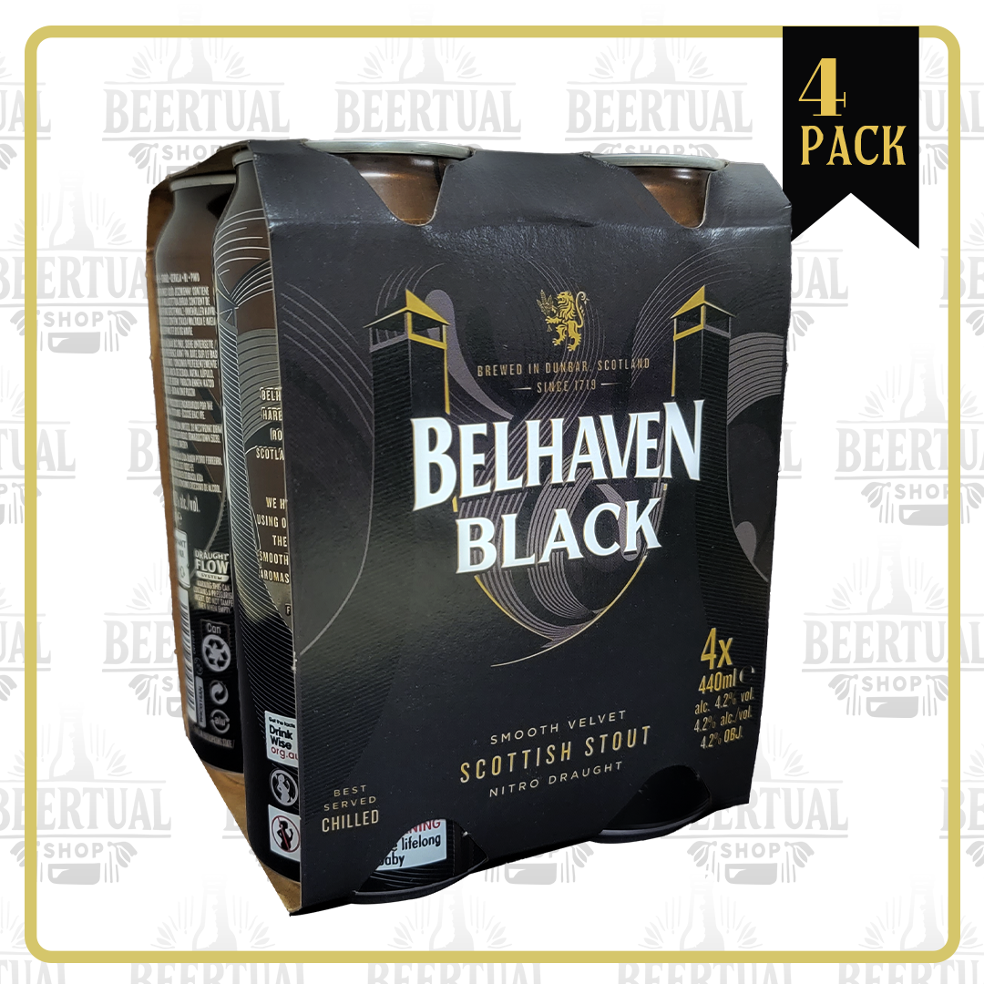 Belhaven Black Lata 440ml ( 4 Pack )