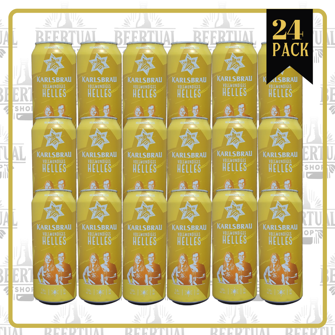 Karlsbrau Helles Lata 500ml ( 24 Pack )