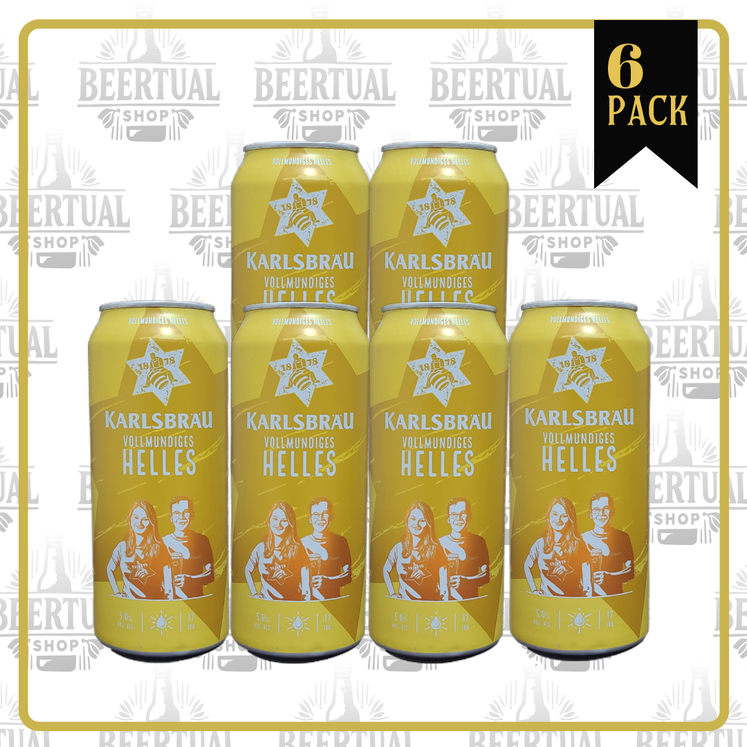Karlsbrau Helles Lata 500ml ( 6 Pack )