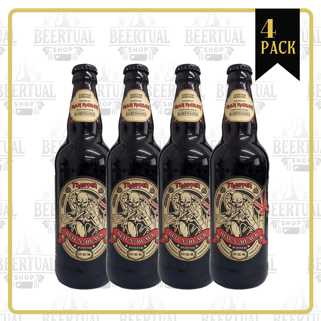 Trooper Red n Black 500ml (4 pack)