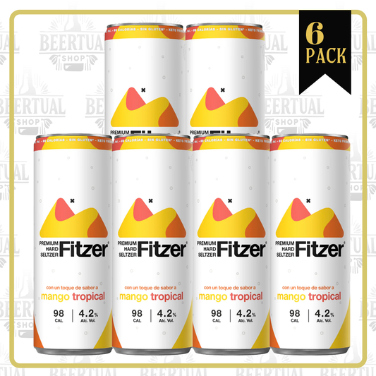 Fitzer Hard Seltzer Mango Tropical (6 Pack)
