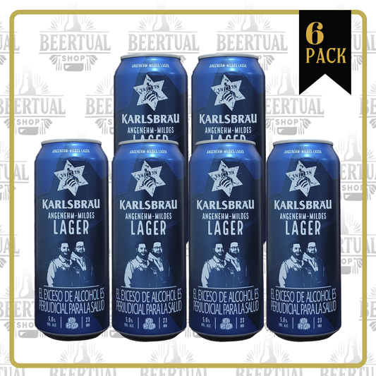 Karlsbrau Lager Lata 500ml ( 6 Pack )