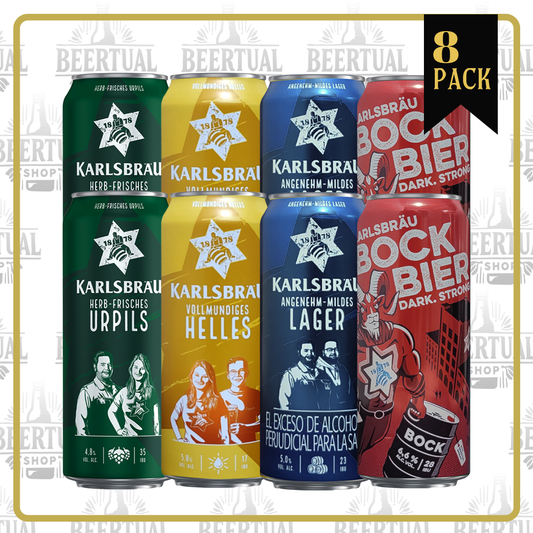 Karlsbrau MiX Lata 500ml ( 8 Pack 2 c/u)