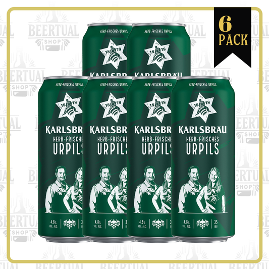 Karlsbrau Urpils Lata 500ml ( 6 Pack )